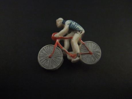 Wielrenner op de racefiets ( rood)